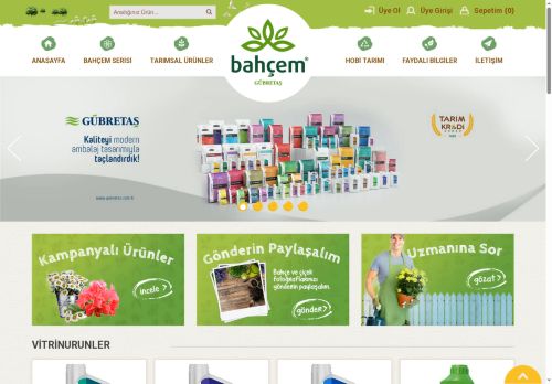 Gübretaş Bahçem  Bitki Besinleri - Canlandır Hayatı !