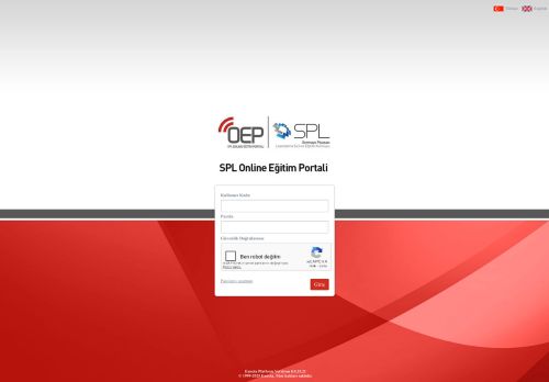 SPL OEP | Sermaye Piyasası Lisanslama Sicil ve Eğitim Kuruluşu - Kullanıcı Giriş Sayfası