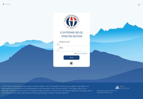 enVision - Giriş Sayfası