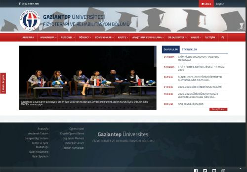 FİZYOTERAPİ VE REHABİLİTASYON BÖLÜMÜ