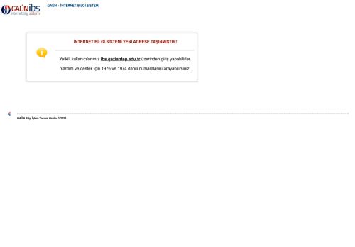 Gaziantep Üniversitesi - DUYURU SİSTEMİ