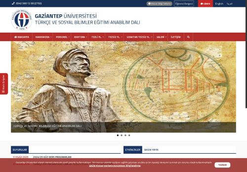 TÜRKÇE VE SOSYAL BİLİMLER EĞİTİMİ ANABİLİM DALI