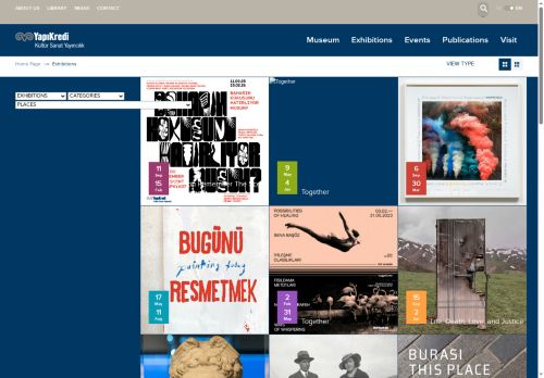 Exhibitions - Yapı Kredi Kültür Sanat Yayıncılık