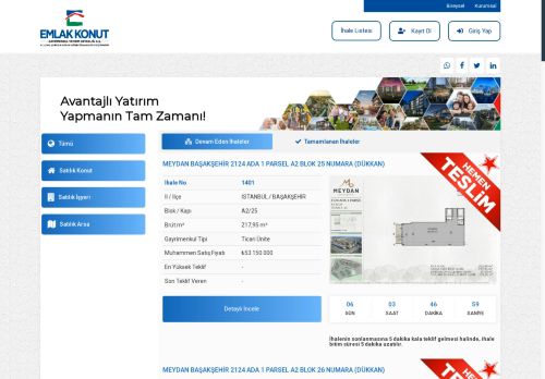 Emlak Konut E-İhale