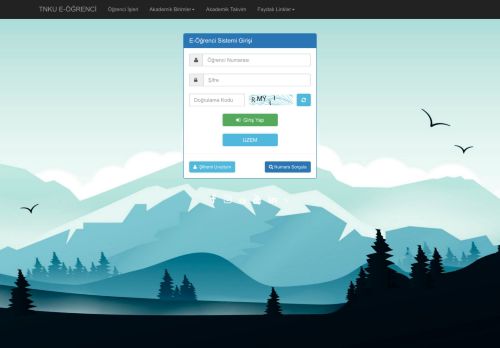 TNKÜ ÖĞRENCİ SİSTEMİ