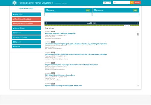 Peyzaj Mimarlığı (YL)