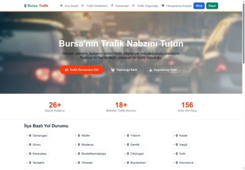 Bursa Trafik | Canlı Yol Durumu ve Anlık Paylaşımlar