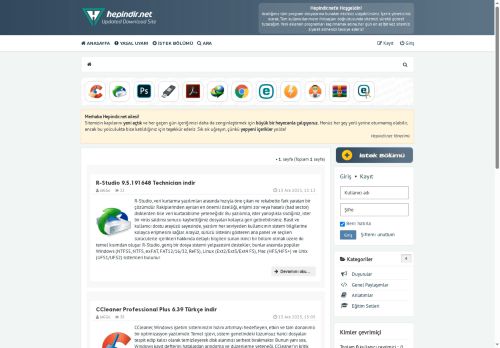 Hep İndir - Full indir - Program indir - k