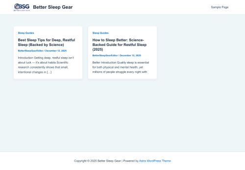 Better Sleep Gear - Reviews & Guides for Better Sleep