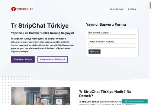 Tr StripChat Türkiye | Hemen Model Ol İnternetten Para Kazan