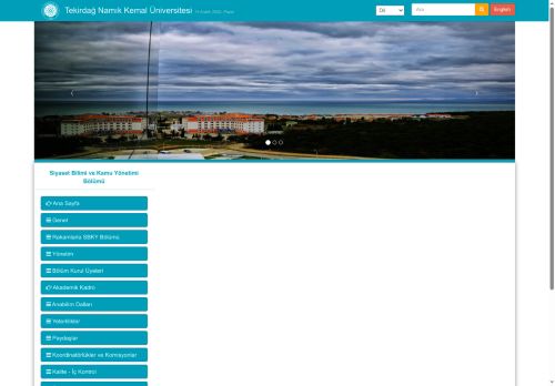 Siyaset Bilimi ve Kamu Yönetimi Bölümü