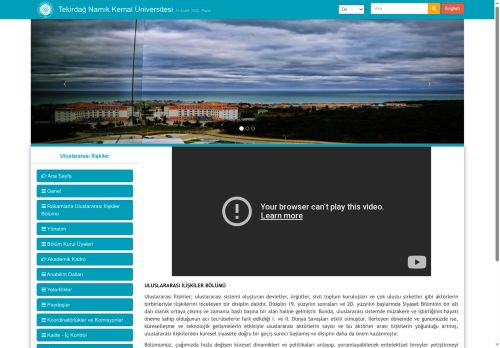 Uluslararası İlişkiler