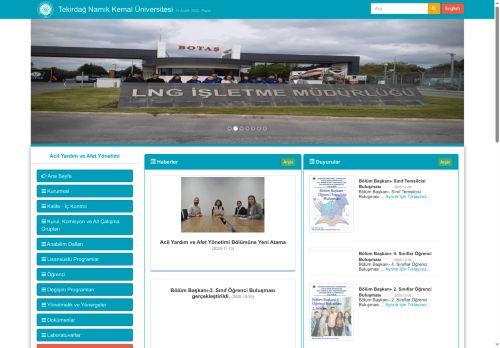 Acil Yardım ve Afet Yönetimi