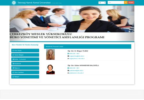 Büro Yönetimi Ve Yönetici Asistanlığı