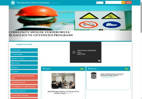 İş Sağlığı Ve Güvenliği