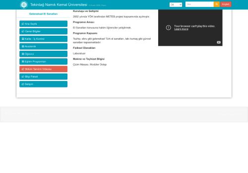 Geleneksel El Sanatları
