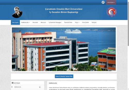 ÇOMÜ - İç Denetim Birimi Başkanlığı