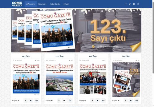 ÇOMÜ Gazete - Çanakkale Onsekiz Mart Üniversitesi Gazetesi