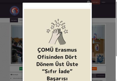 ÇOMÜ - Erasmus Birimi