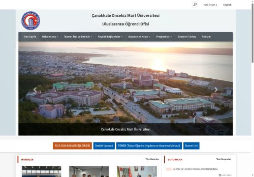 ÇOMÜ - Uluslararası Öğrenci Ofisi