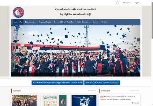 ÇOMÜ - Dış İlişkiler Koordinatörlüğü