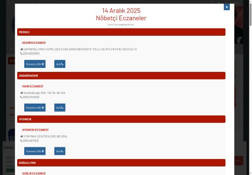 Yozgat Eczacı Odası