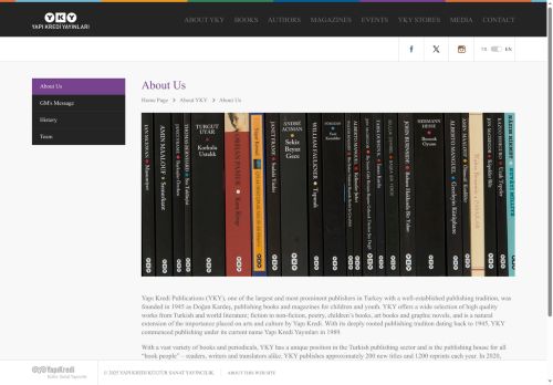 About Us | Yapı Kredi Yayınları