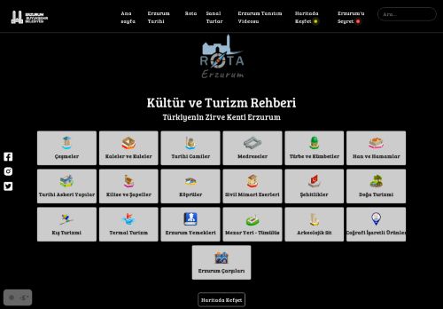 Erzurum Büyükşehir Belediyesi || Turizm Atlası