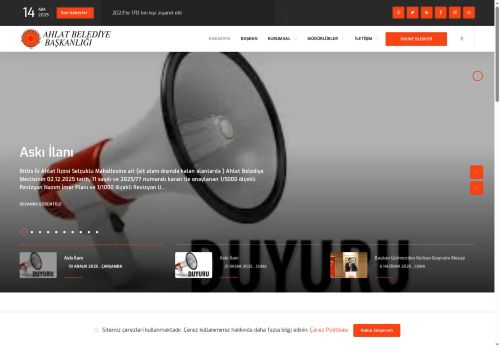 Ahlat Belediye Başkanlığı - Bitlis