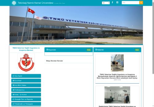 TNKÜ Veteriner Sağlık Uygulama ve Araştırma Merkezi