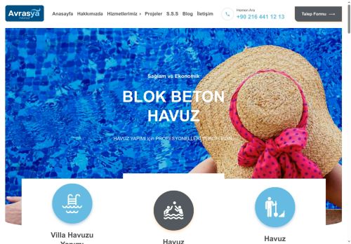 Avrasya Havuz - Havuz Yapım