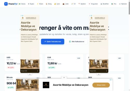 FinansFlyt - Norsk Økonomi, Valuta, Jobb og Boligpriser