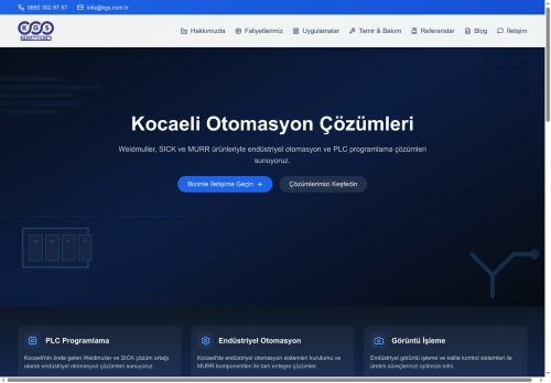 Kocaeli Otomasyon KGS Otomasyon | Kocaeli Endüstriyel Otomasyon Çözümleri