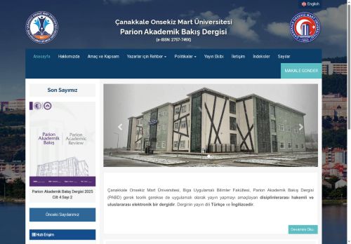 Parion Akademik Bakış Dergisi