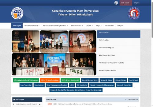 ÇOMÜ - Yabancı Diller Yüksekokulu