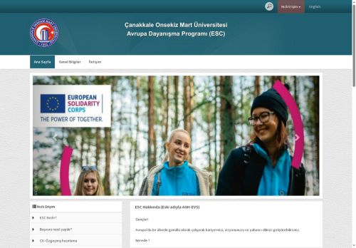 Avrupa Dayanışma Programı (ESC)