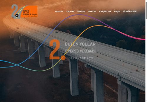 Anasayfa - 2. Beton Yollar Kongresi ve Sergisi