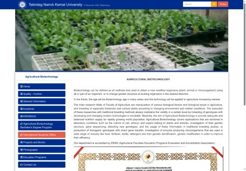 Agricultural Biotechnology