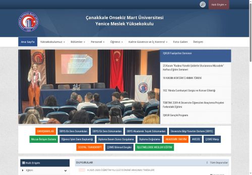 ÇOMÜ - Yenice Meslek Yüksekokulu