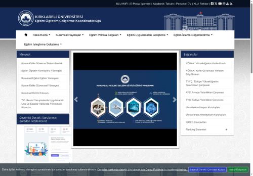 Mezunlarımızın Mezuniyet Öncesi ve Sonrası Deneyimleri İçin Mezun Geri Bildirimi Anketi Duyurusu - KLU - Eğitim Öğretim Geliştirme Koordinatörlüğü