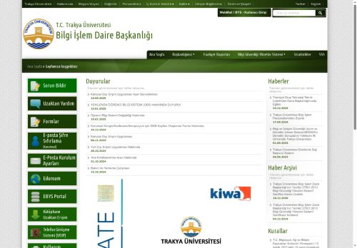 Sayfa Bulunamadı !! | Bilgi İşlem Daire Başkanlığı | T.C. Trakya Üniversitesi