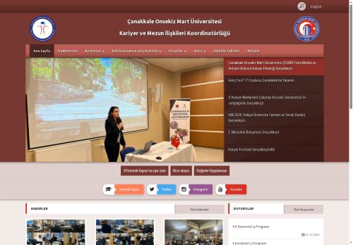 ÇOMÜ - Kariyer ve Mezun İlişkileri Koordinatörlüğü