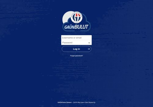 GAÜN Bulut Sistemi