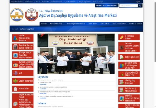 Sayfa Bulunamadı !! | Ağız ve Diş Sağlığı Uygulama ve Araştırma Merkezi | T.C. Trakya Üniversitesi