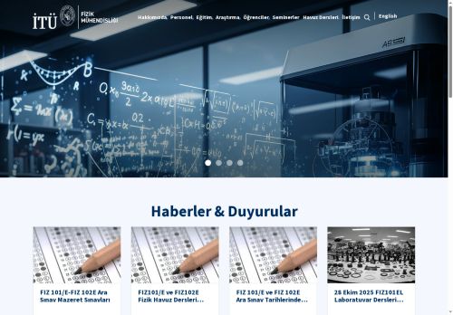 İTÜ | Fizik Mühendisliği