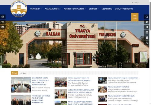 Trakya University Rectorate | Republic of Türkiye Trakya University