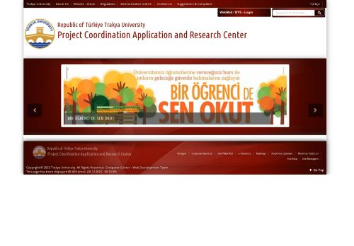 Project Coordination Application and Research Center | Republic of Türkiye Trakya University