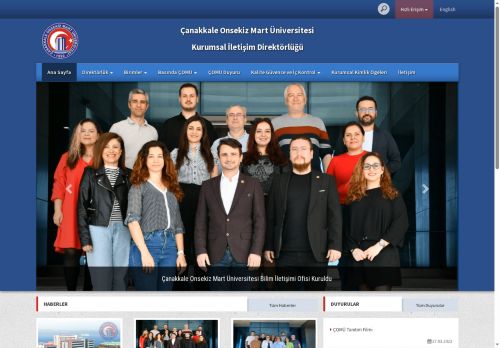 ÇOMÜ - Kurumsal İletişim Direktörlüğü