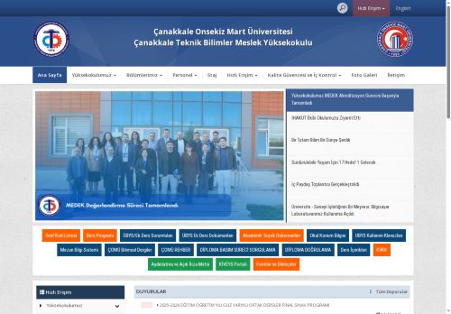 ÇOMÜ - Çanakkale Teknik Bilimler Meslek Yüksekokulu