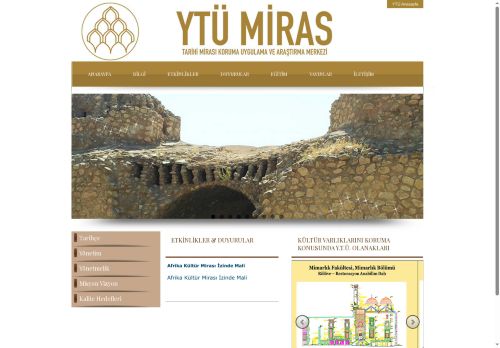 YTÜ TA-MİR Tarihi Mirası Koruma Uygulama ve Araştırma Merkezi